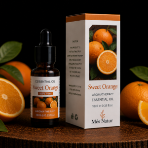 Aceite esencial de Naranja dulce - Aroma cítrico, dulce y refrescante.