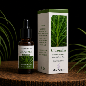 Aceite Esencial de Citronella – Aroma Fresco y Cítrico