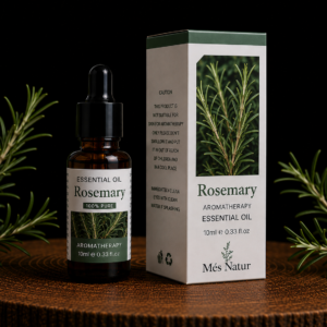 Aceite esencial de Romero - Aroma herbal, fresco y aromático.