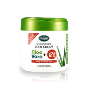 Crema corporal hidratante Nurana de aloe vera con urea 10 por ciento para piel seca