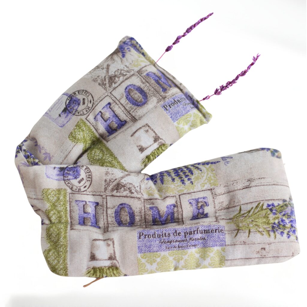 Cojín térmico de semillas y aceites esenciales de Més Natur