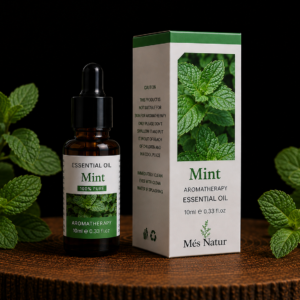 Aceite esencial de Menta – Aroma Fresco, Intenso y Mentolado